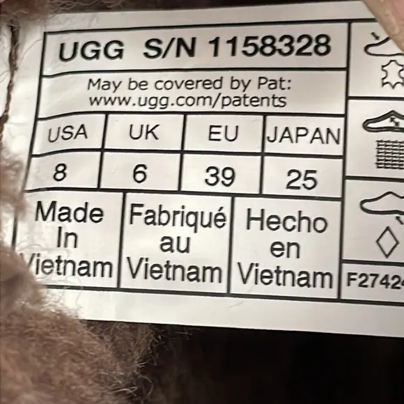 UGG Classic Ultra Mini Caspian Burnt Cedar Leopard Cheetah Animal Calf Hair 8