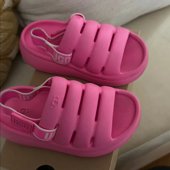 UGG Kids Pink Sandals