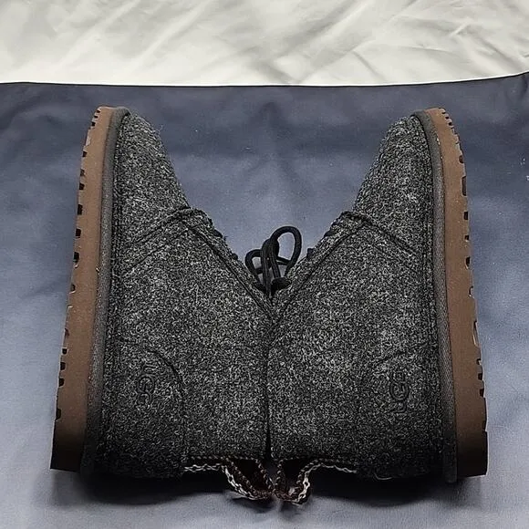 UGG STYLE REFELT CHUKKA NEUMEL CHARCOAL COLORWAY WOMAN'S 11.0 NWOB GORGEOUS 😍
