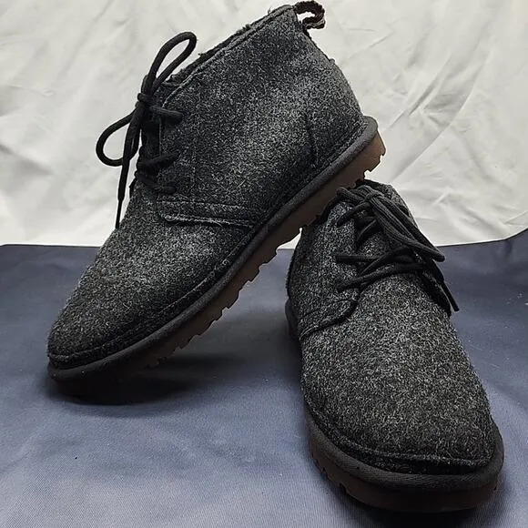 UGG STYLE REFELT CHUKKA NEUMEL CHARCOAL COLORWAY WOMAN'S 11.0 NWOB GORGEOUS 😍