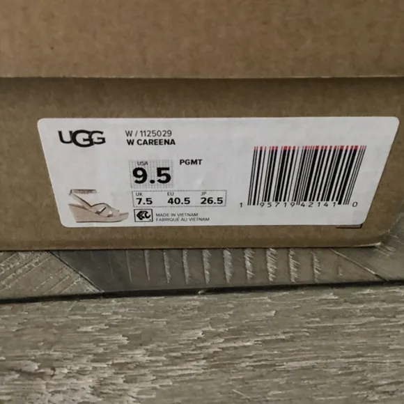 UGG® Women's Careena Ankle-Strap Espadrille Platform Wedge Sandals