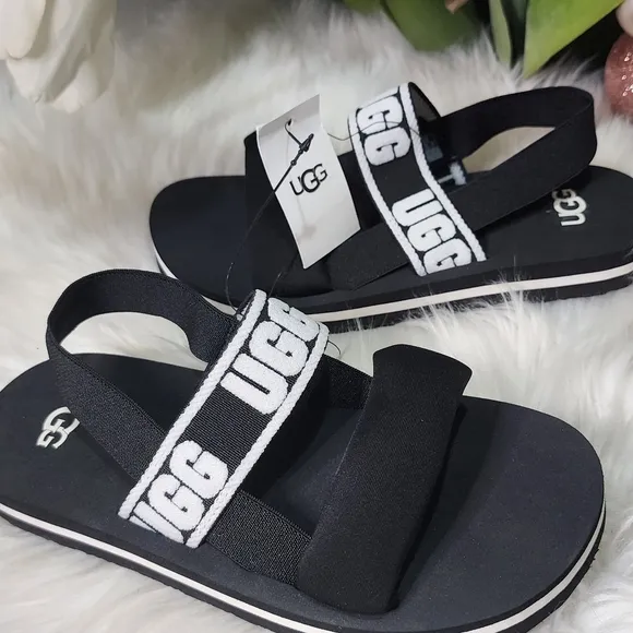 UGG Zuma sling sandals black Youth/ Women's7