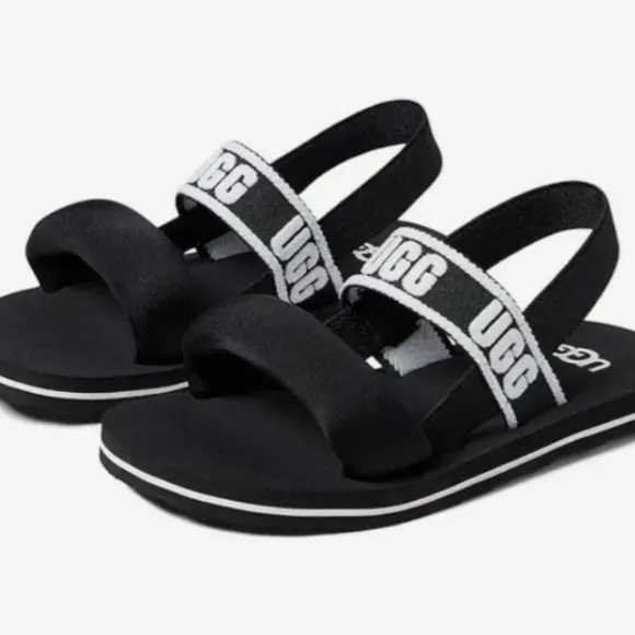 UGG Zuma sling sandals black Youth/ Women's7