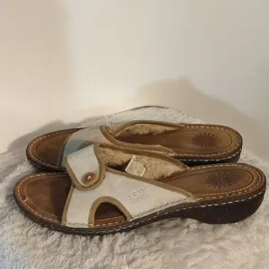 Ugg Australia Sheepskin Lined Slides