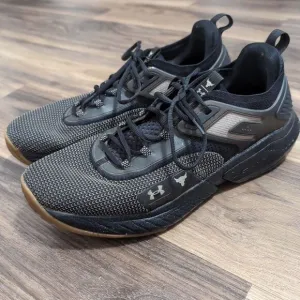UNDER ARMOUR PROJECT ROCK‎ 5 GYM IRON PARADISE TRAINING SHOES 3026074-001 sz 14