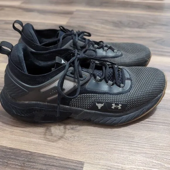 UNDER ARMOUR PROJECT ROCK‎ 5 GYM IRON PARADISE TRAINING SHOES 3026074-001 sz 14