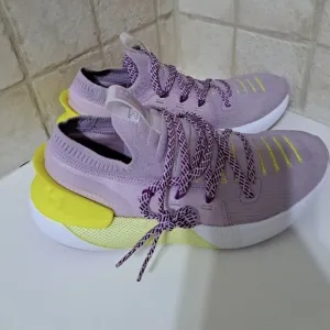 Under Armour Purple and Yellow Sneakers HOVR Phantom 3 Size 9