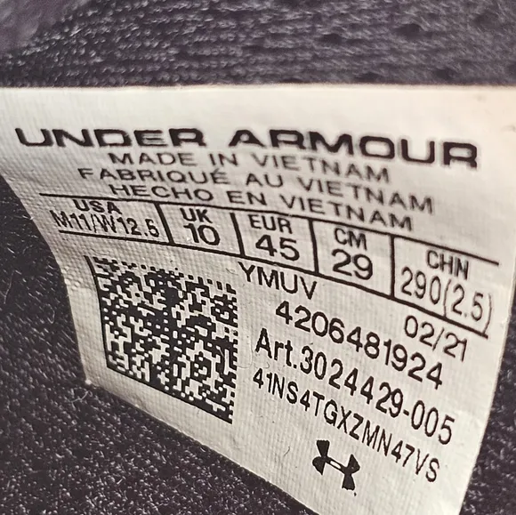 UNDER ARMOUR UA CURRY FLOW 8 STRIKE AND FLOW SNAKESKIN QS PE SIZE 11