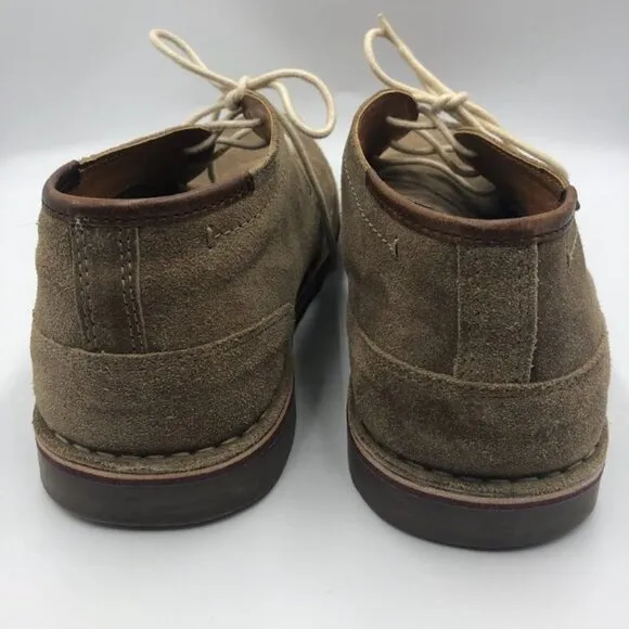 Unlisted Kenneth Cole Men's Taupe Suede Chukka Boots Lace Up Size 11