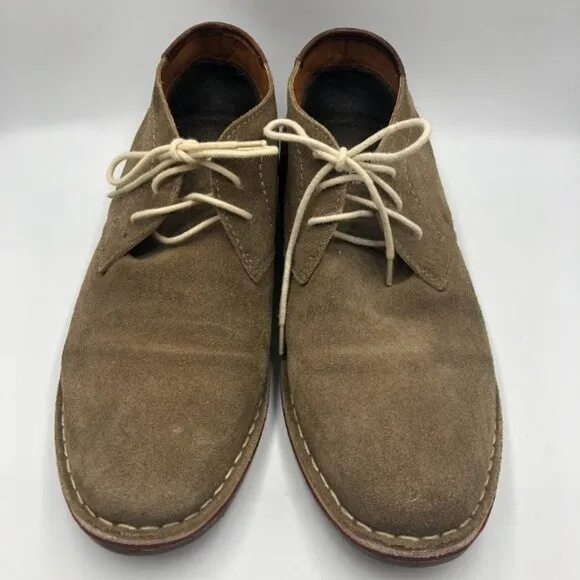Unlisted Kenneth Cole Men's Taupe Suede Chukka Boots Lace Up Size 11