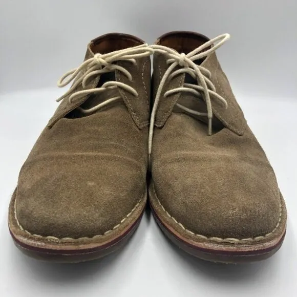 Unlisted Kenneth Cole Men's Taupe Suede Chukka Boots Lace Up Size 11