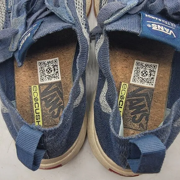 Vans UltraRange Vr3 Mens 10.5 Blue Sneaker Shoes Casual Athletic Outdoors