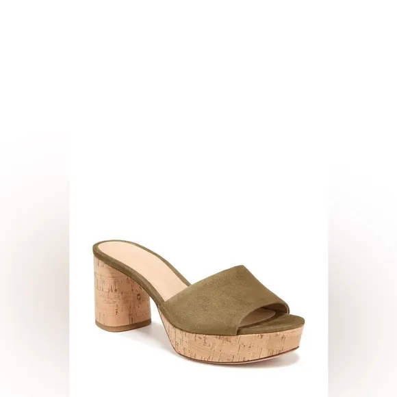 Veronica Beard &quot;Daliplatlow&quot; suede mule sandals