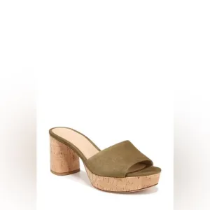Veronica Beard &quot;Daliplatlow&quot; suede mule sandals