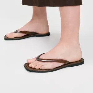Veronica Beard Clea Jelly Flip-Flop Sandal In Hazlewood