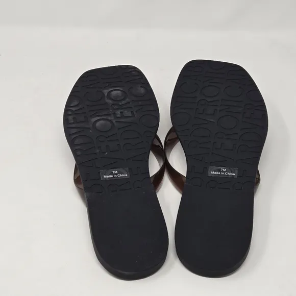 Veronica Beard Clea Jelly Flip-Flop Sandal In Hazlewood