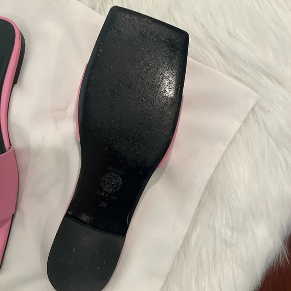 Versace Pink Sandals with Modern Design