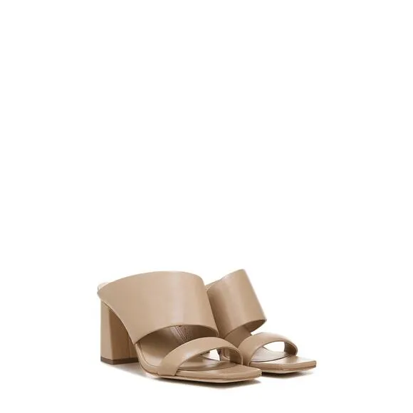 Vince Nessia Heeled Slide Sandal - 7.5 M - Cappuccino