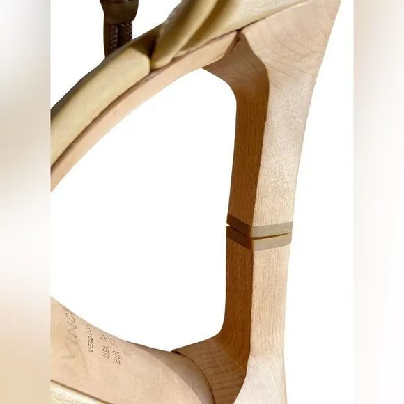 Vince Quenelle Braided Heel Tan Sandals
