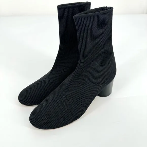 Vince Tasha Sock Pull On Ankle Boots Black Size 6M