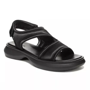 Vince Women's Fresca Black Strappy Slingback Sport Sandals Size 9.5