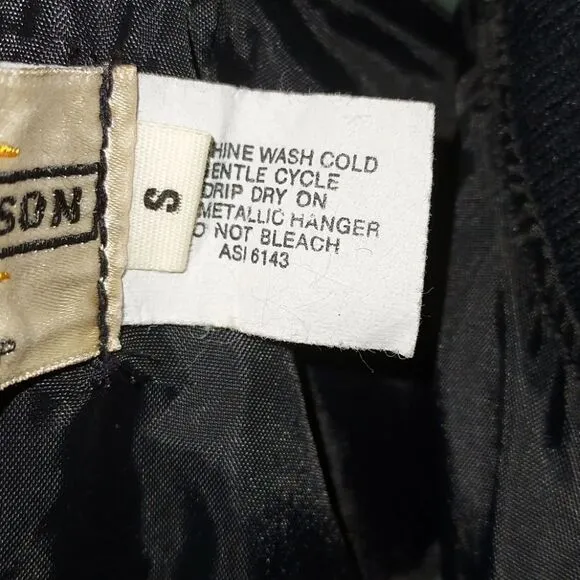 Vintage Harley Davidson Black Jacket S