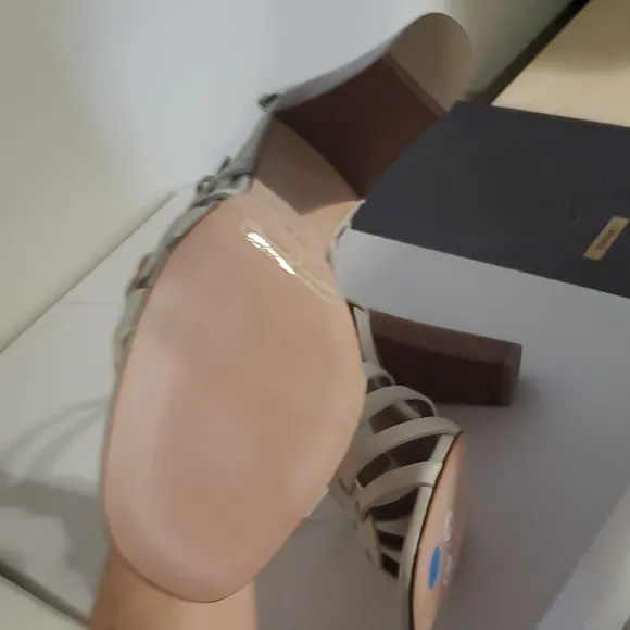 White Strappy Heeled Sandals