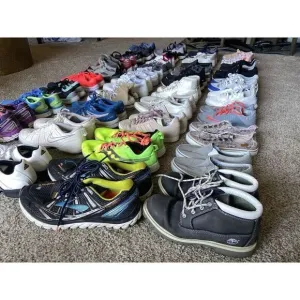 Wholesale Lot 10 Shoes Nike Adidas Vans ASICS Puma Sneakers Cleats Kid Women Men