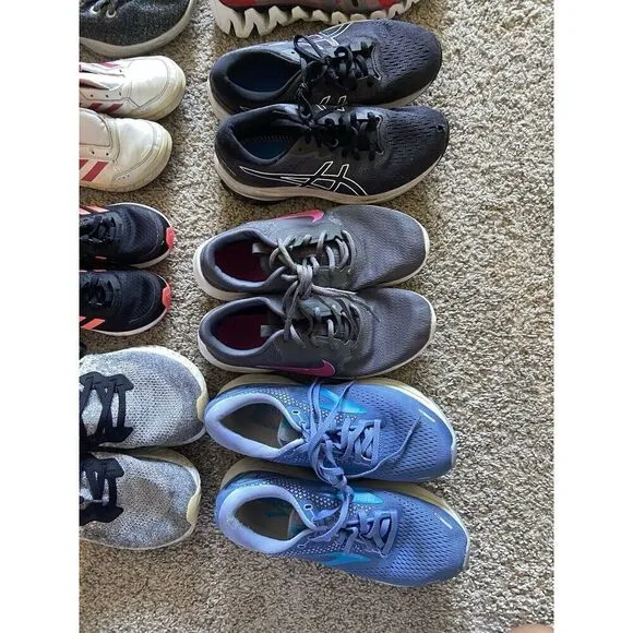 Wholesale Lot 10 Shoes Nike Adidas Vans ASICS Puma Sneakers Cleats Kid Women Men