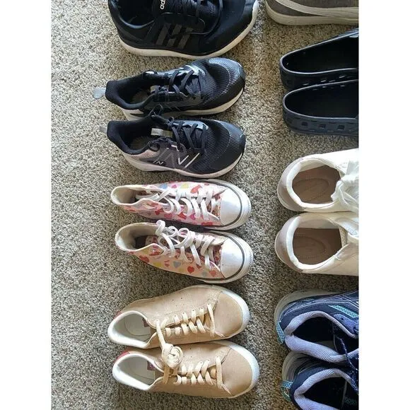 Wholesale Lot 10 Shoes Nike Adidas Vans ASICS Puma Sneakers Cleats Kid Women Men