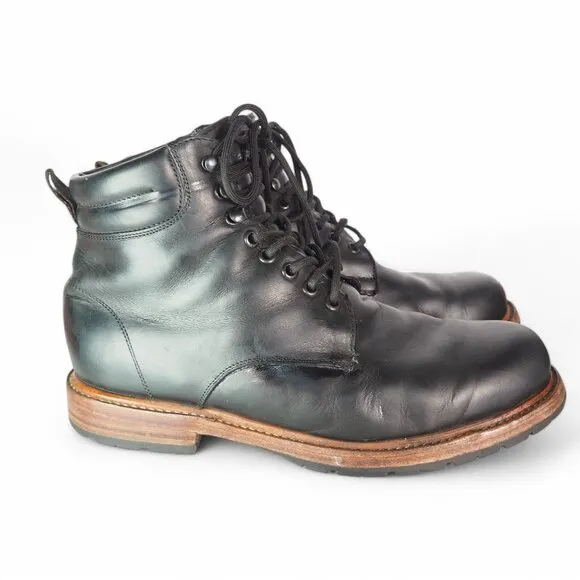 Wilcox Shiloh Leather Goodyear Welt Lace-up Boots &quot;Black&quot; 1502 Men's 9.5W
