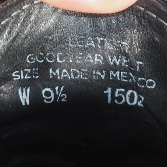 Wilcox Shiloh Leather Goodyear Welt Lace-up Boots &quot;Black&quot; 1502 Men's 9.5W