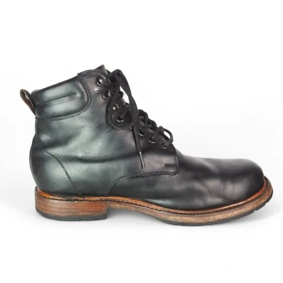 Wilcox Shiloh Leather Goodyear Welt Lace-up Boots &quot;Black&quot; 1502 Men's 9.5W
