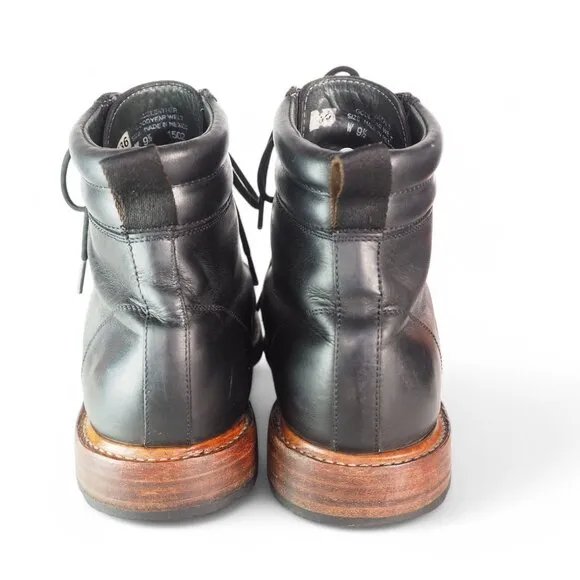 Wilcox Shiloh Leather Goodyear Welt Lace-up Boots &quot;Black&quot; 1502 Men's 9.5W