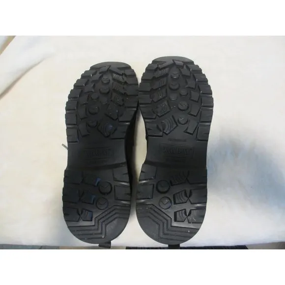 Wolverine Mens Waterproof Black Leather Work Boots Size 9