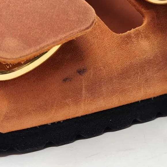 Women's 41 (US 10 Narrow fit Birkenstock Arizona Big Buckle sandals Burnt Orange