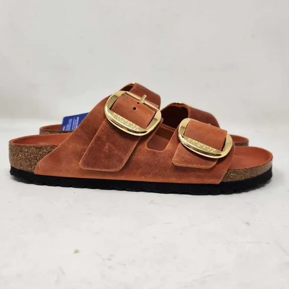 Women's 41 (US 10 Narrow fit Birkenstock Arizona Big Buckle sandals Burnt Orange