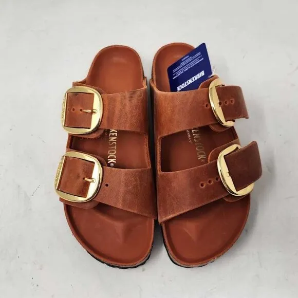 Women's 41 (US 10 Narrow fit Birkenstock Arizona Big Buckle sandals Burnt Orange