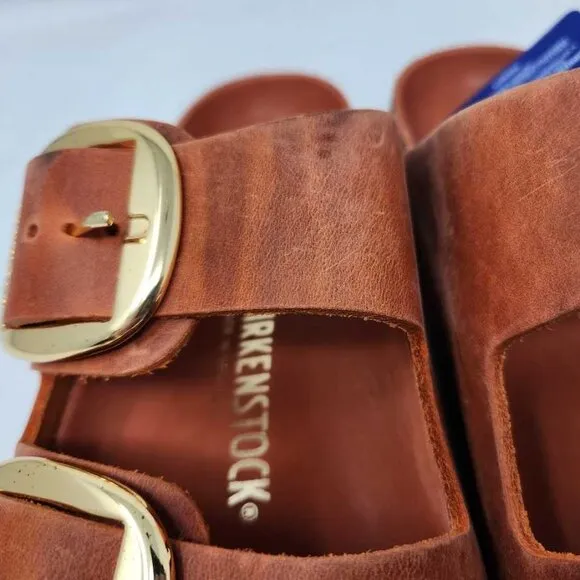 Women's 41 (US 10 Narrow fit Birkenstock Arizona Big Buckle sandals Burnt Orange