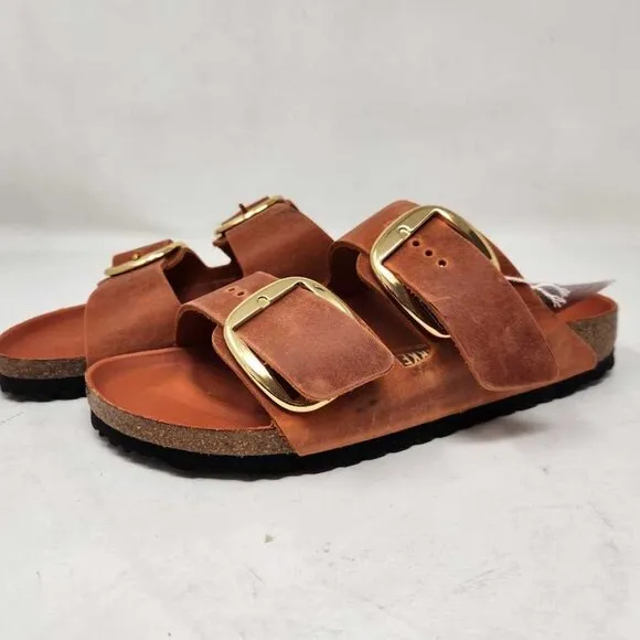 Women's 41 (US 10 Narrow fit Birkenstock Arizona Big Buckle sandals Burnt Orange