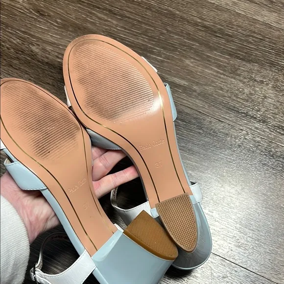 Women's Blue and White Sandals
