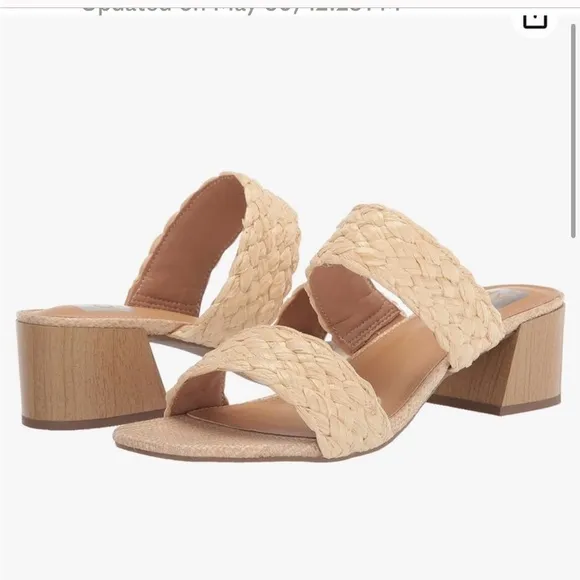 Women's Dolce Vita Raffia Sandals - Size 7.5 Worn for 3 hrs (I kept the 7)
