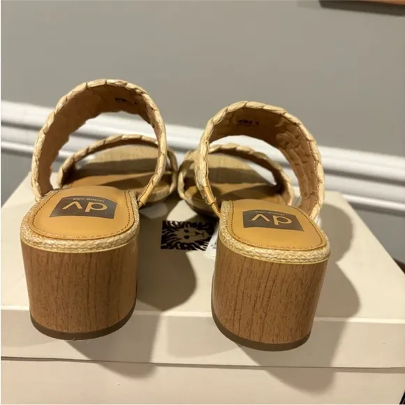 Women's Dolce Vita Raffia Sandals - Size 7.5 Worn for 3 hrs (I kept the 7)