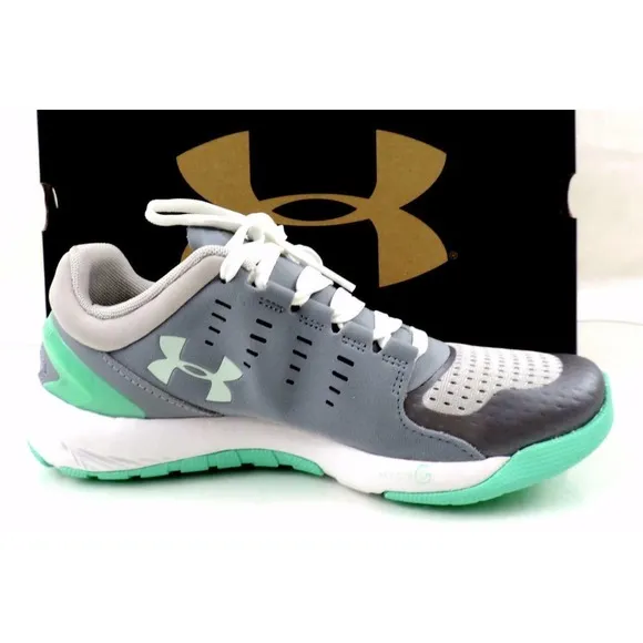 Women's Shoes Under Armour Charged Stunner Training Shoes Sneakers Grey Size 6.5