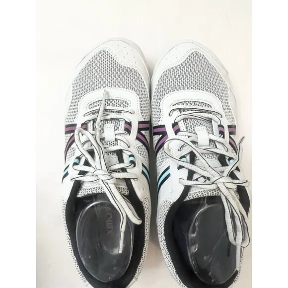 Xero Women's Prio Running Fitness Shoes White Purple Sz 10.5 Barefoot Mint Cond