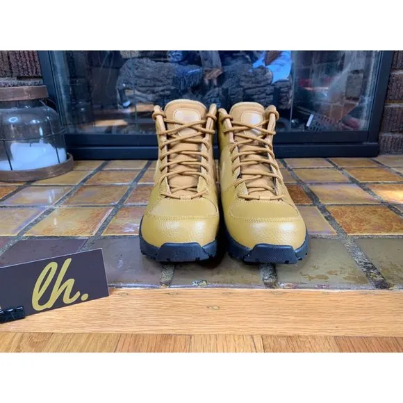 Youth 6.5y Nike Manoa LTR “Wheat” Leather Boots BQ5372-700