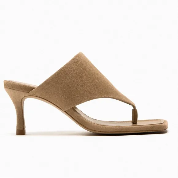 ZARA Suede Sandals - Price Firm