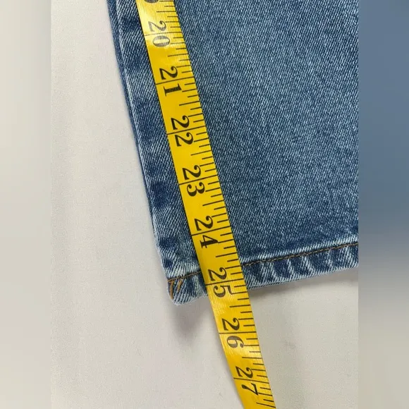 Zara Wide Leg High Rise Cropped Jeans