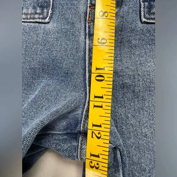 Zara Wide Leg High Rise Cropped Jeans