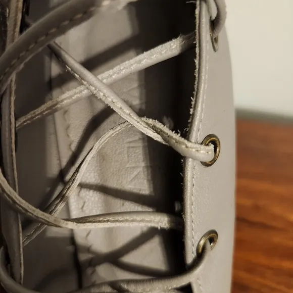 Zimmermann Lace Up Heels in Gray E.U. 37, U.S. 6.5